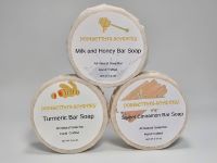 image of combo package/Turmeric, Sweet Cinnamon, Lemon Yogurt Bar Soaps